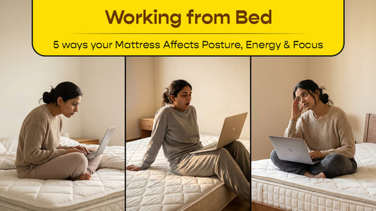Working from Bed: 5 Ways Your Mattress Affects Posture, Energy & Focus