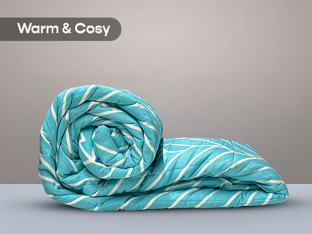 Aqua Herringbone