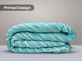 Aqua Herringbone