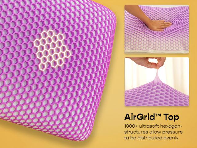 Grid pillow