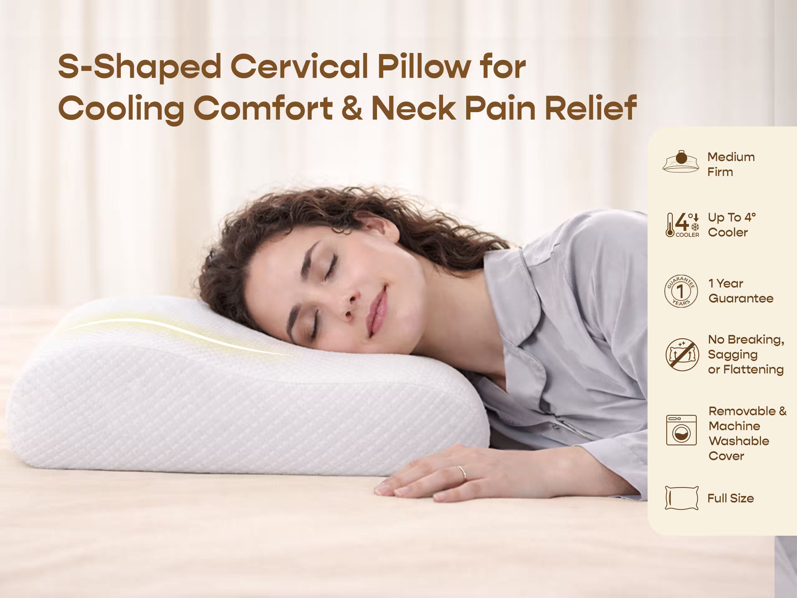 Contour CoolTEC Memory Foam Pillow