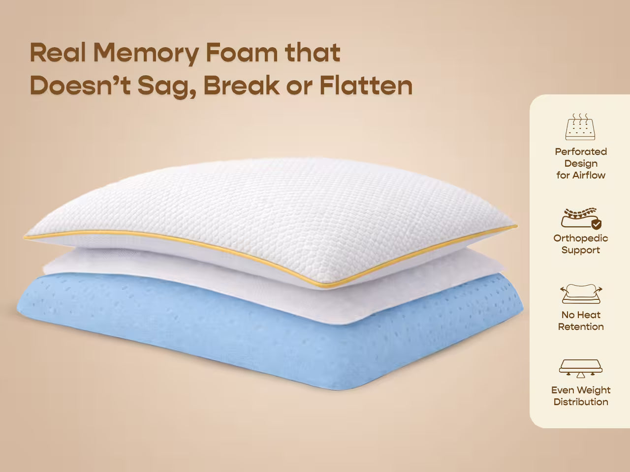 CoolTEC Memory Foam Pillow