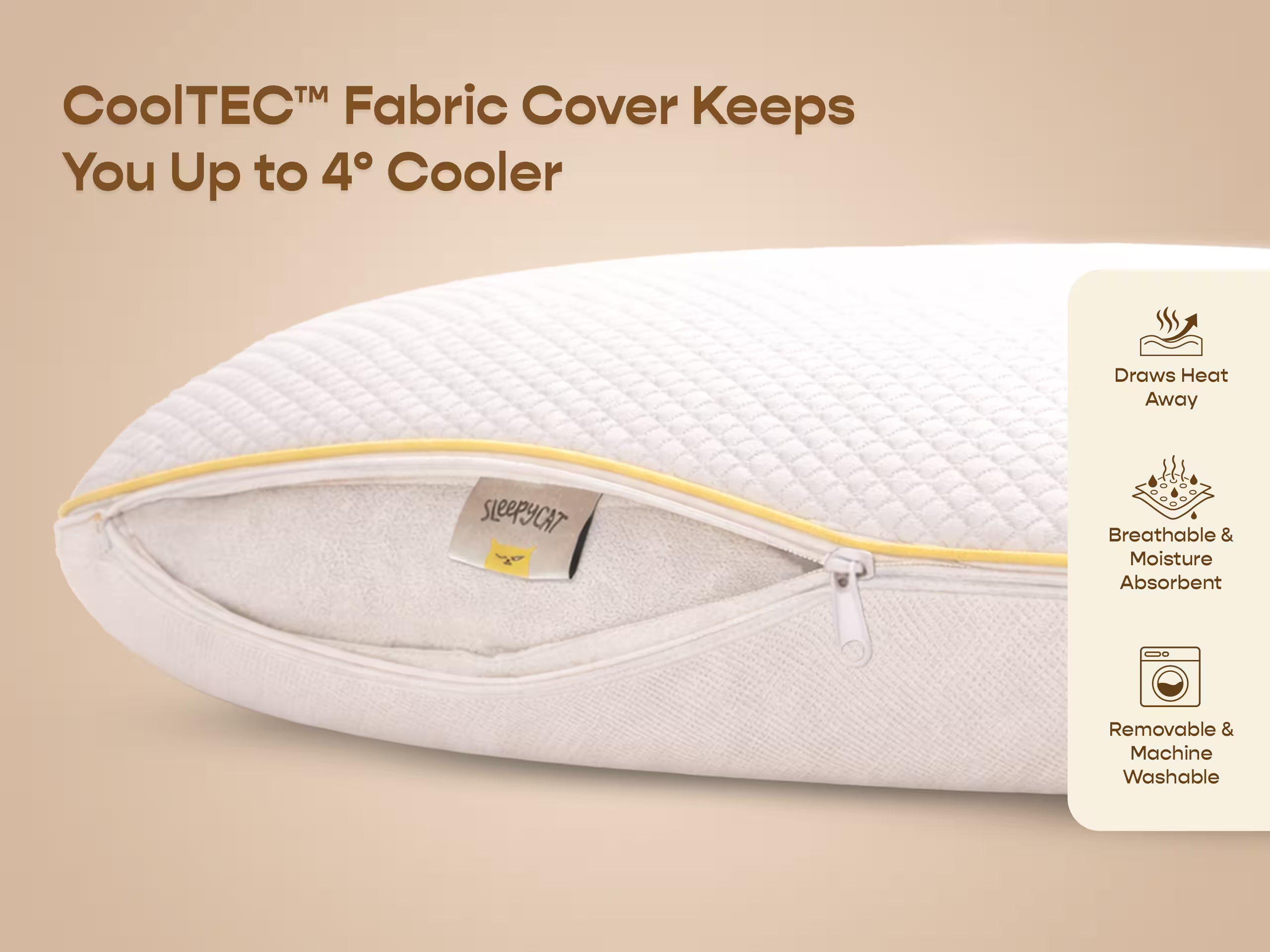 CoolTEC Memory Foam Pillow