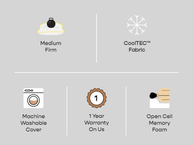 CoolTEC‚ Memory Foam Pillow