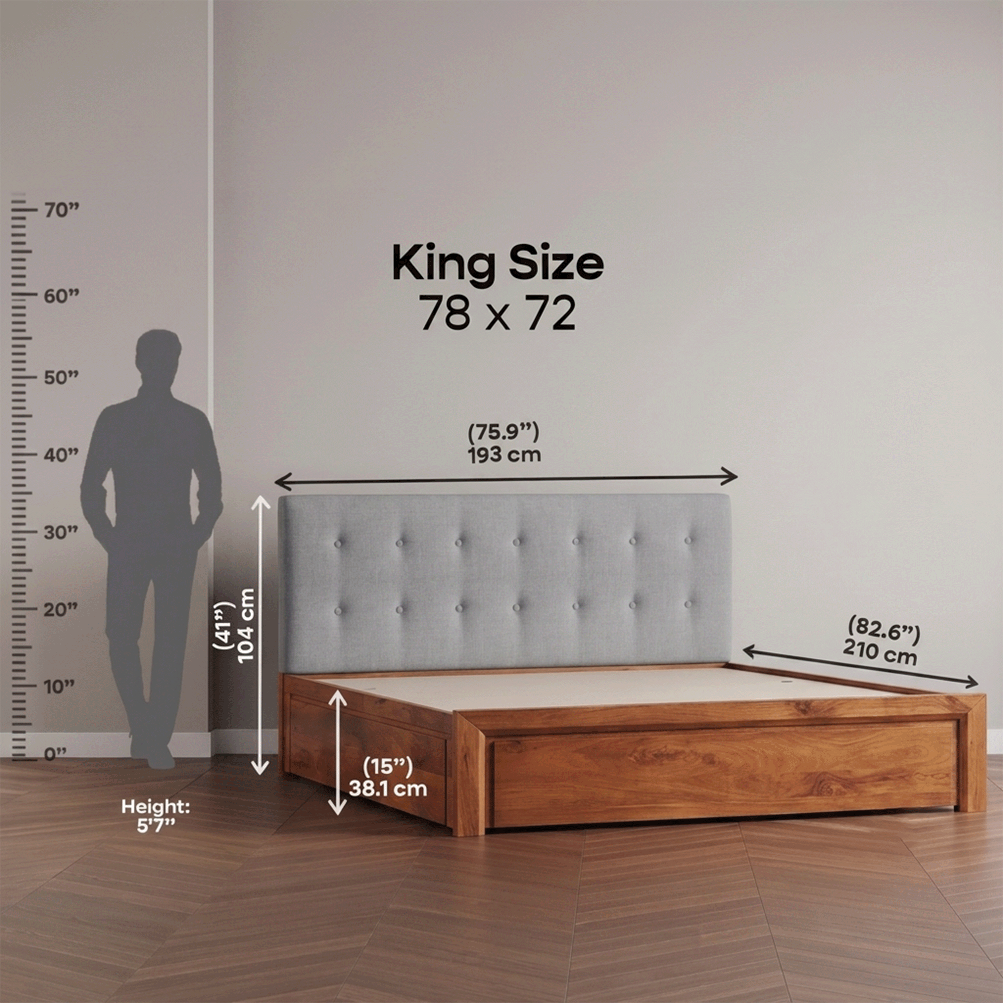 Katachi Bed with Storage