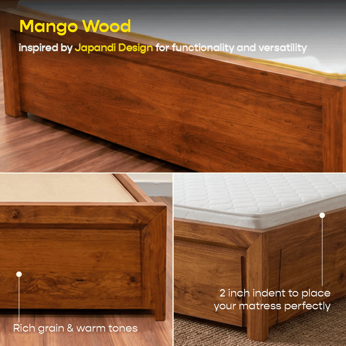 Katachi Bed with Storage