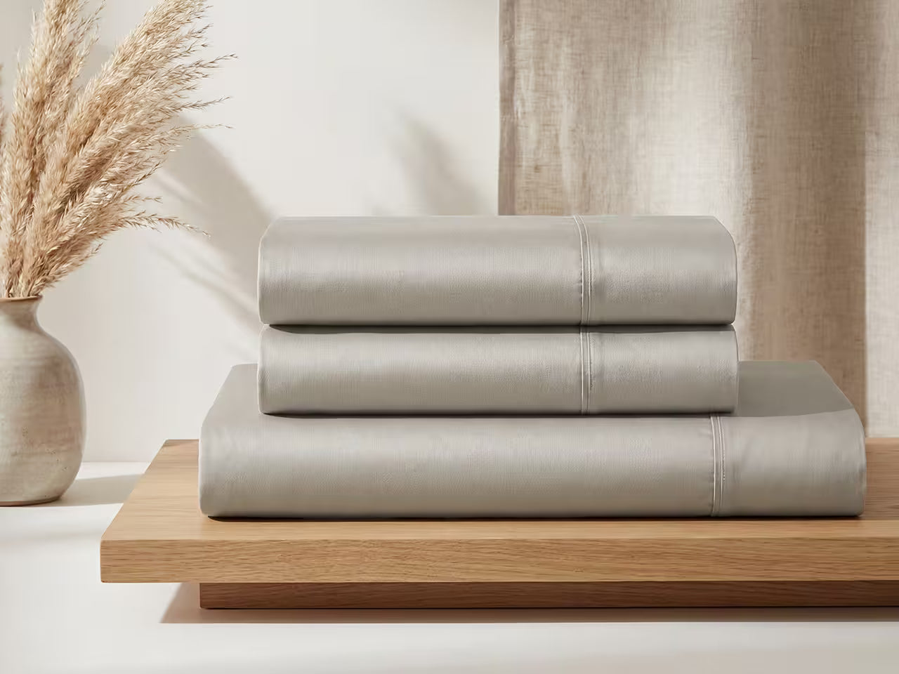 300 TC Sateen Fitted BedSheet