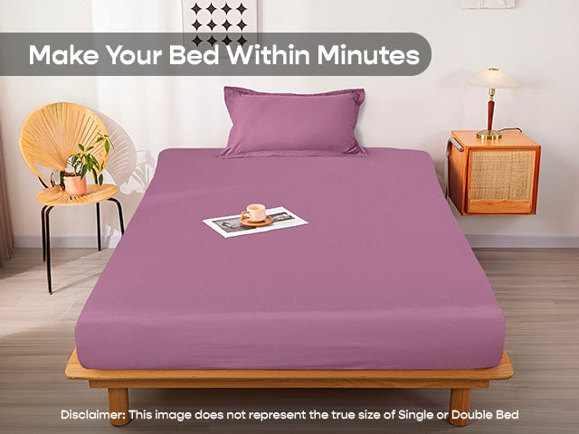 200 TC Percale Fitted Bedsheet Set
