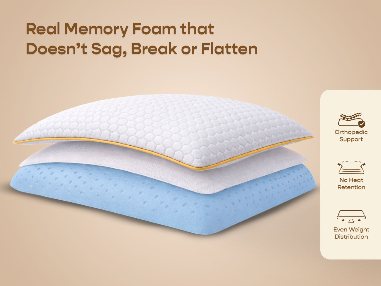 SoftTouch Memory Foam Pillow