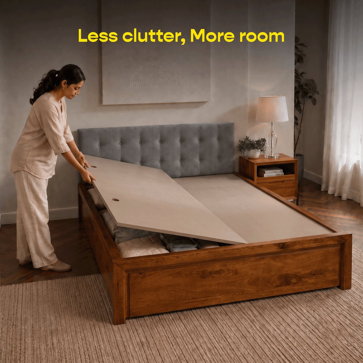 Katachi Bed with Storage