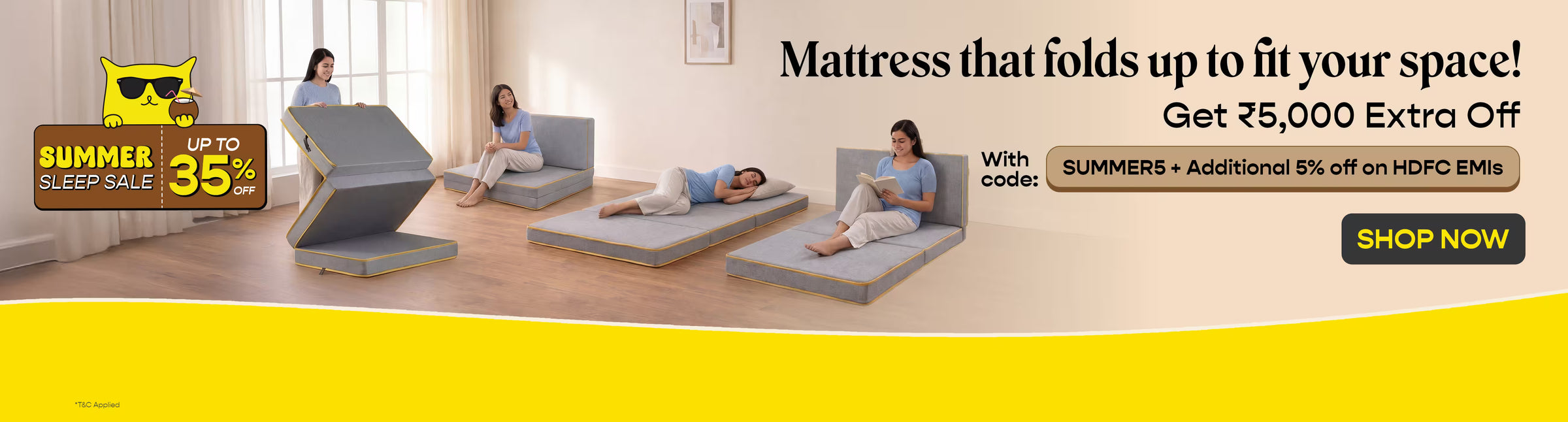 Tri Fold MAttress