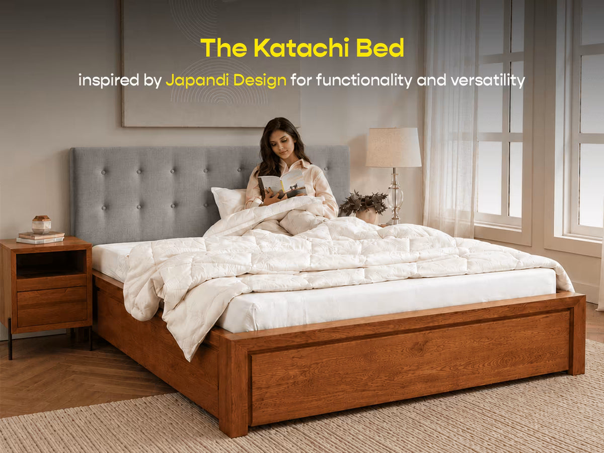 Katachi Bed with Storage
