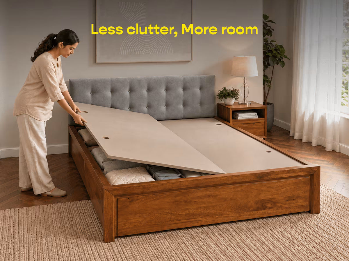 Katachi Bed with Storage