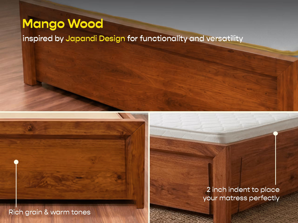 Katachi Bed with Storage