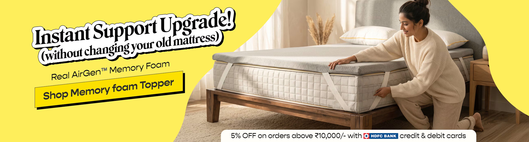 Memory foam Mattress topper