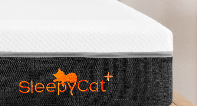 sleepycat gel memory foam mattress 72x60x6 inches