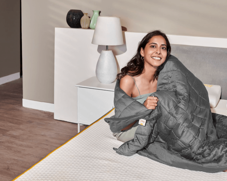 How to make your bed with a weighted online blanket