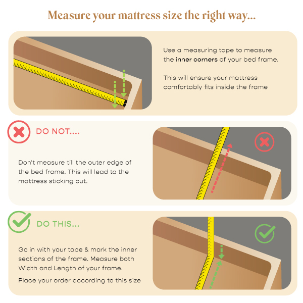 Mattress Size Chart – Back to sleep