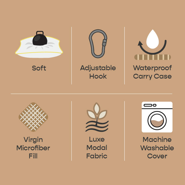 Memory Foam Travel Pillow