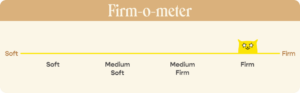 Hybrid Latex Mattress Firmness Scale