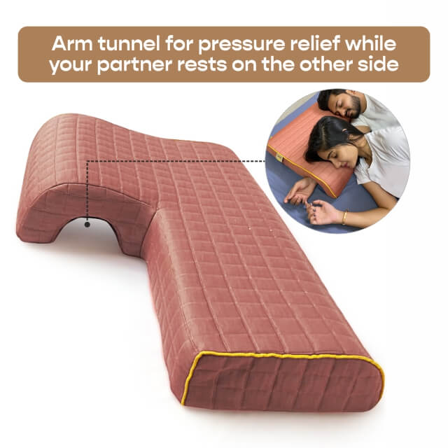 Couple Pillow for Arm Hole