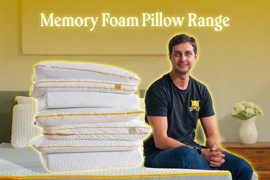 Memory foam pillow range
