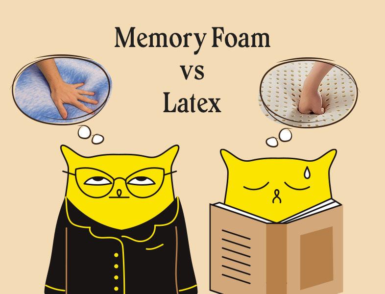 Memory foam vs_latex